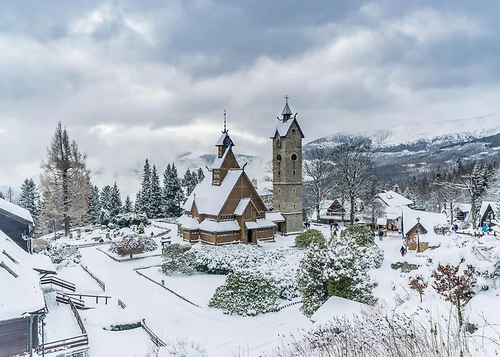 Rezort Nefryt - Lodowka I Czajnik W Pokoju, Dwa Aneksy Kuchenne Ogolnodostepne, Duzy Parking Karpacz